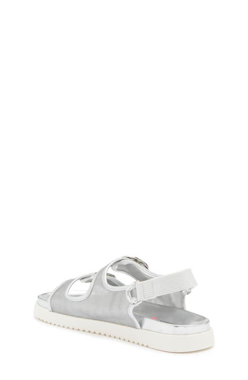 Steve Madden Steph Sandal In Silver