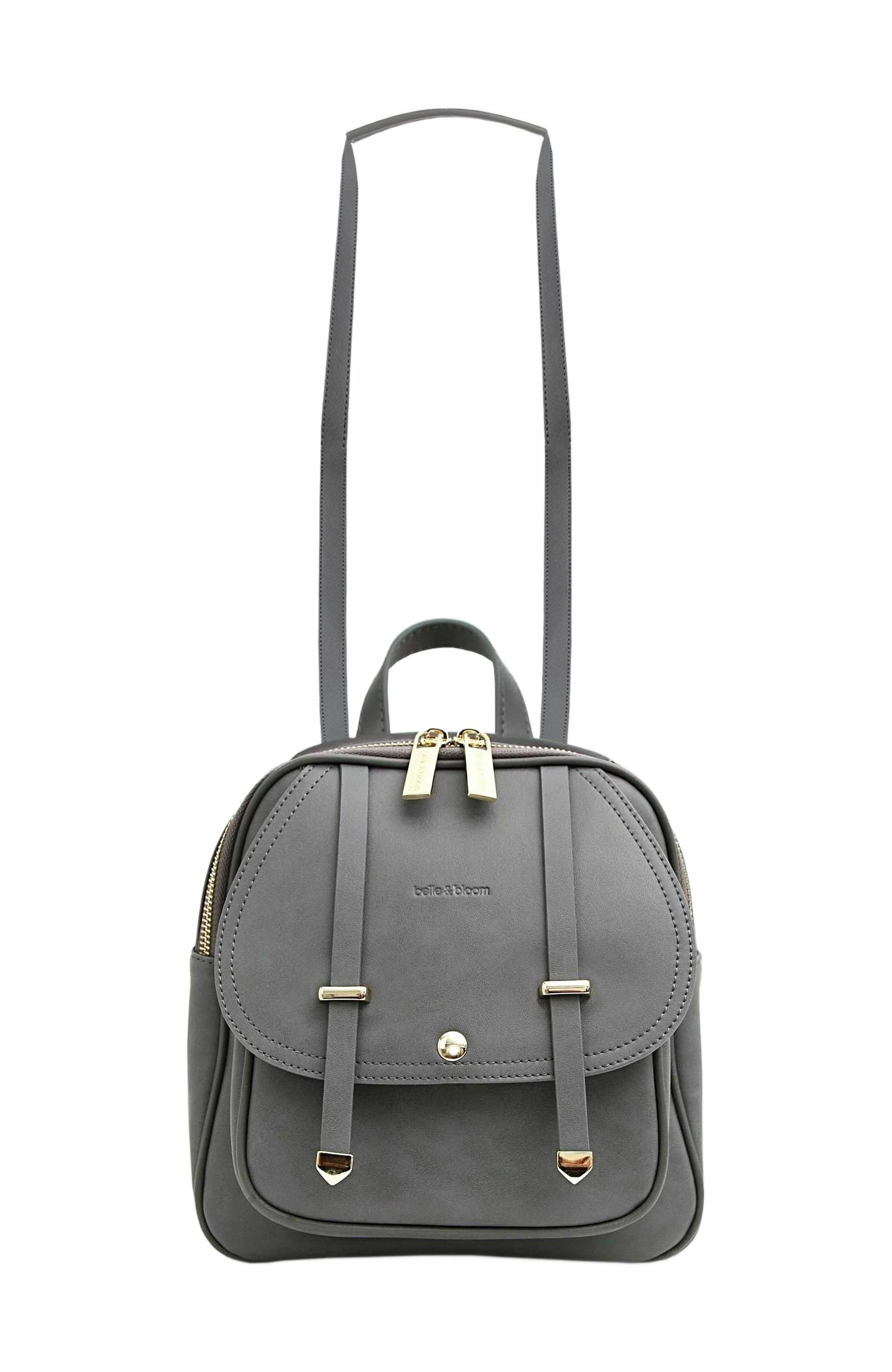 Belle & Bloom Camila Leather Backpack, Alternate, color, Ash