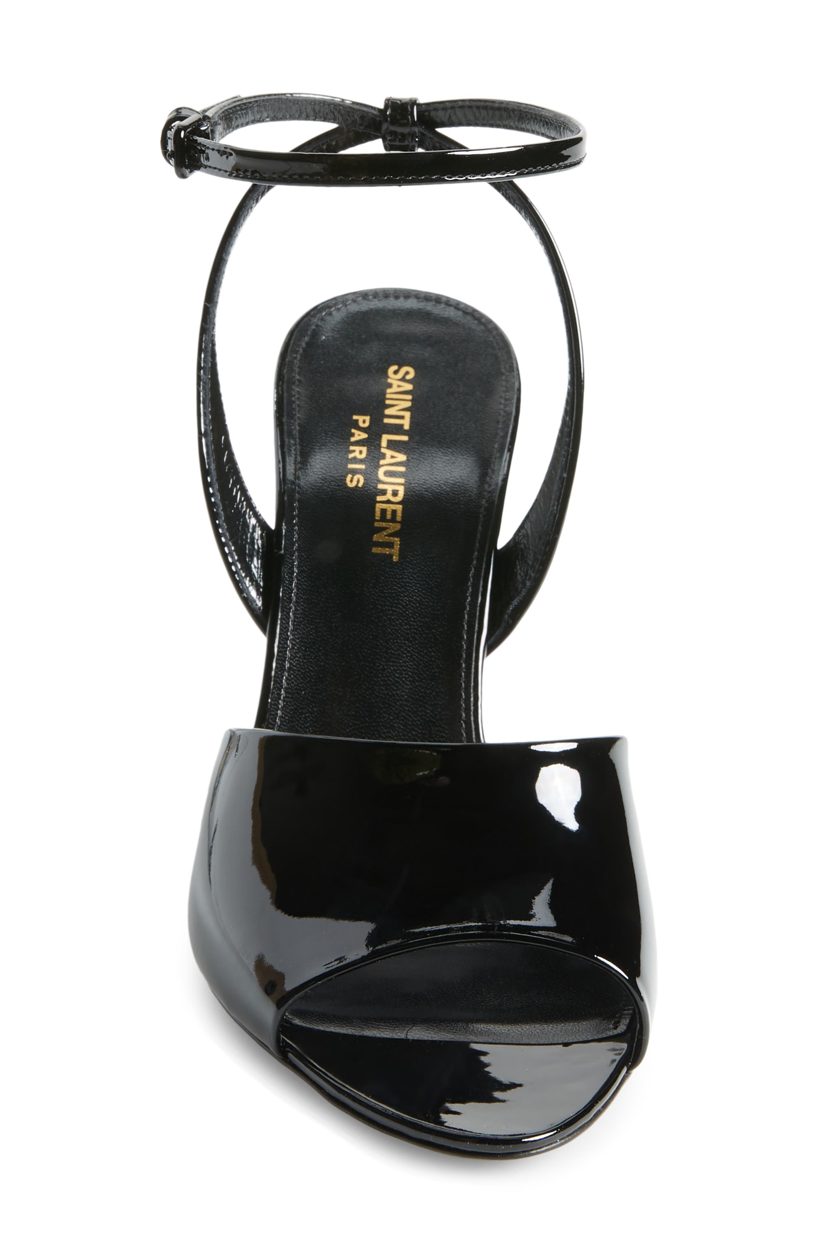 Saint Laurent Scandale Ankle Strap Sandal, Alternate, color, 
