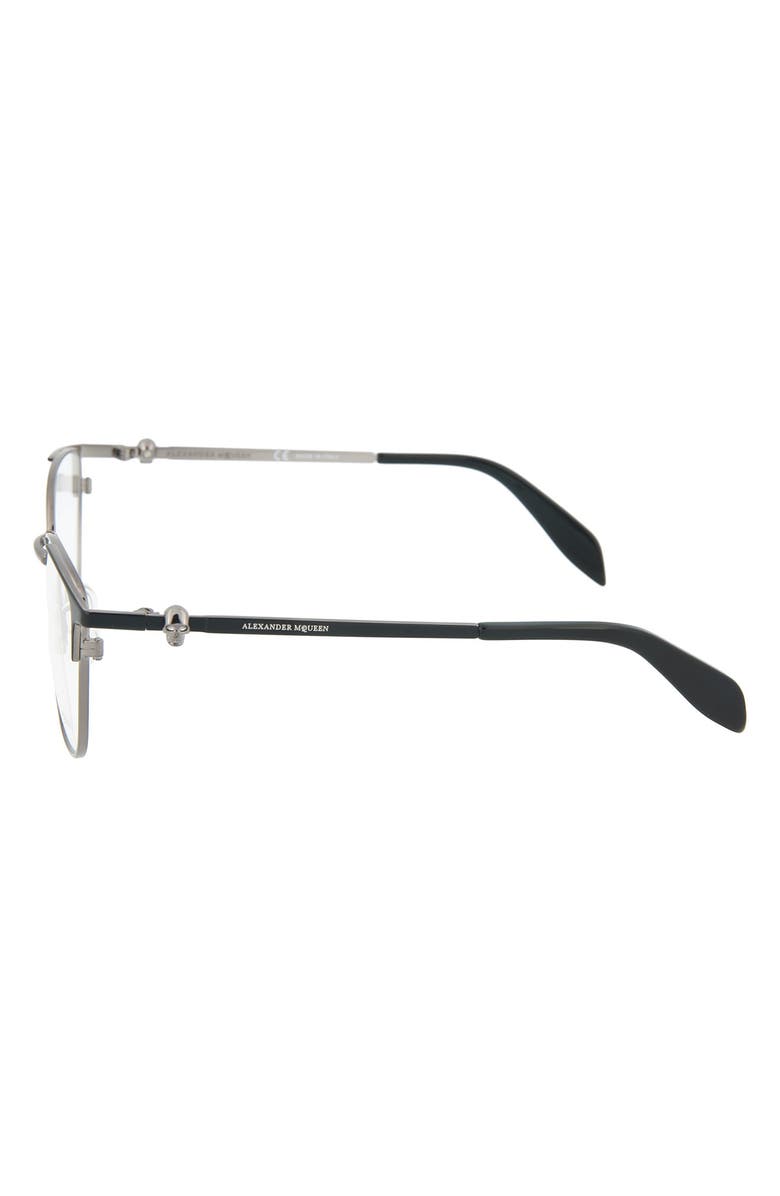 McQueen Alexander McQueen 52mm Square Optical Frames, Alternate, color,