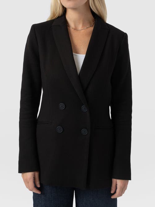 Saint + Sofia Cambridge Blazer In Black