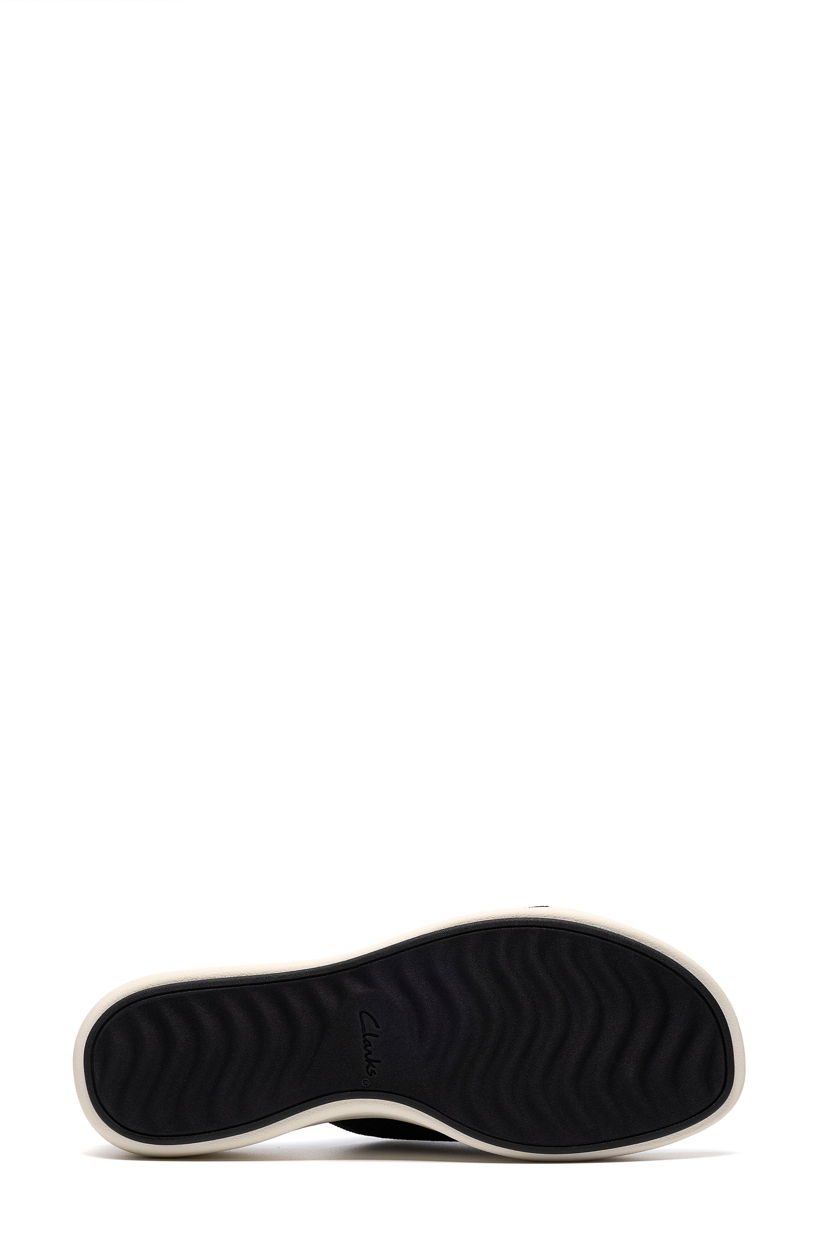 Clarks<sup>®</sup> Drift Faye Wedge Slide Sandal, Alternate, color, Black