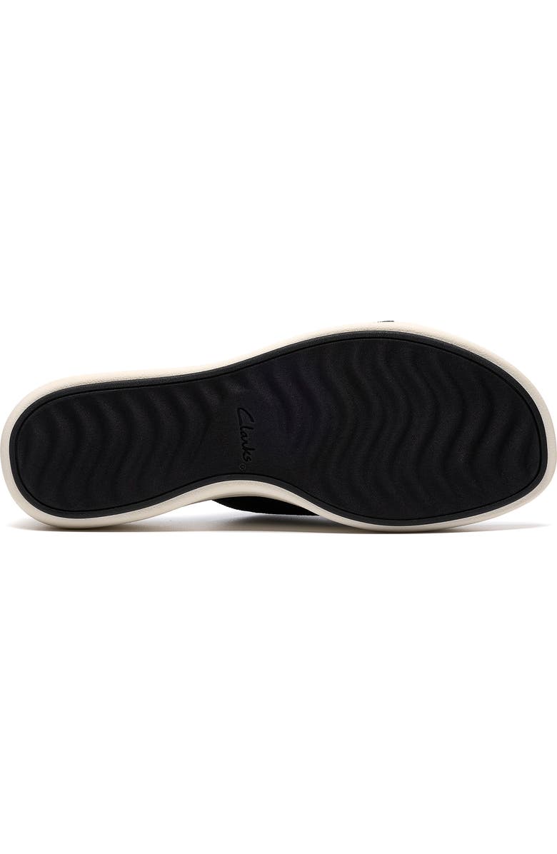 Clarks<sup>®</sup> Drift Faye Wedge Slide Sandal, Alternate, color, Black