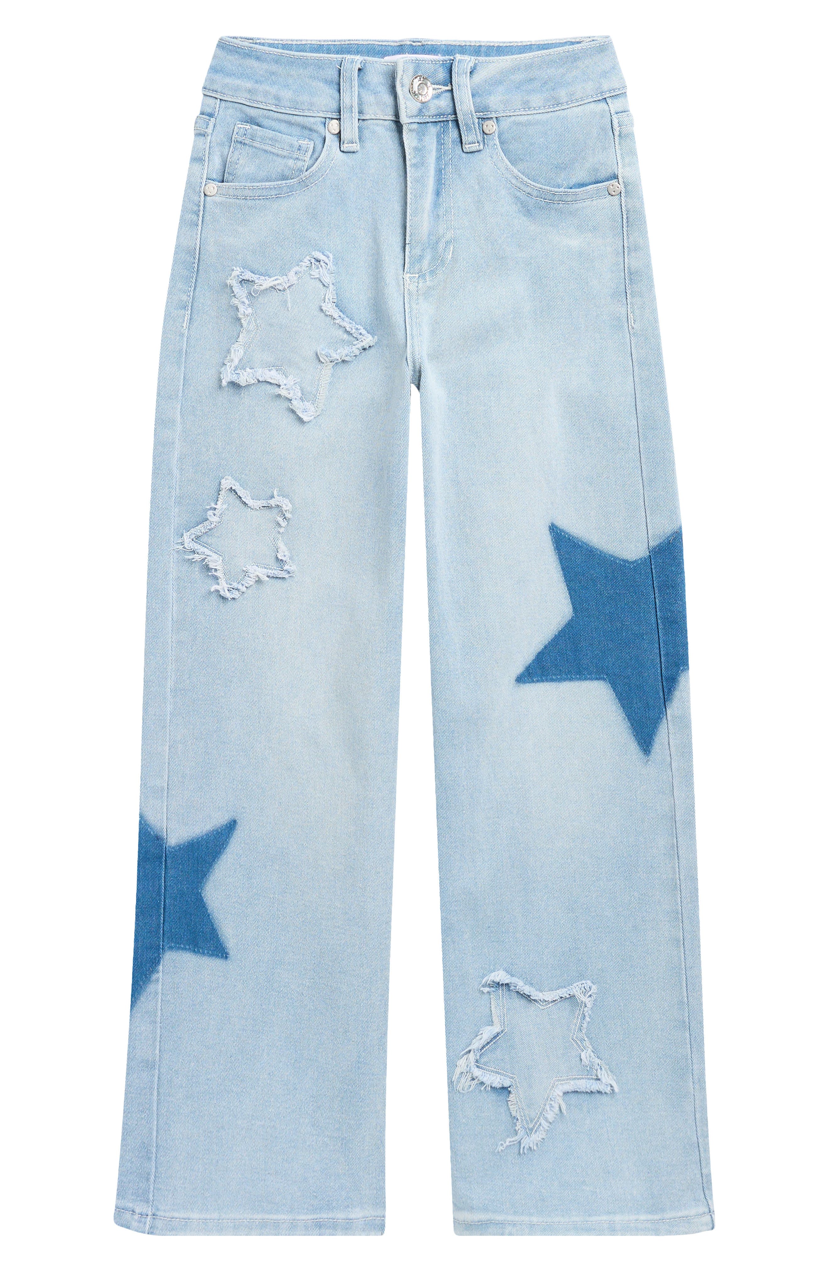 YMI Kids' Star Wide Leg Skater Jeans
