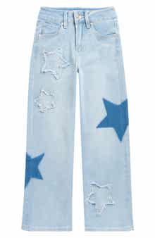 YMI Kids' Star Wide Leg Skater Jeans