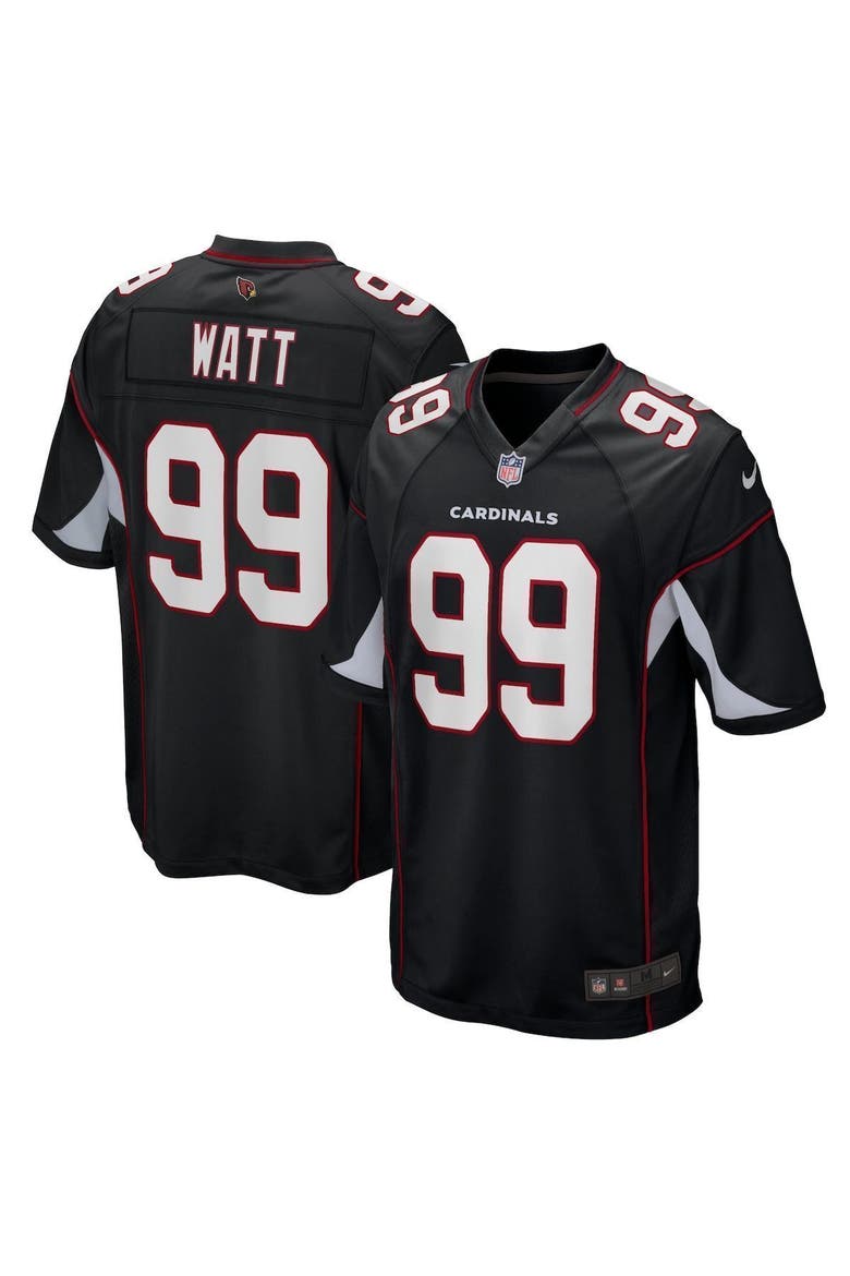 Men's Nike J.J. Watt Black Arizona Cardinals Alternate Game Jersey, Main, color, BLACK