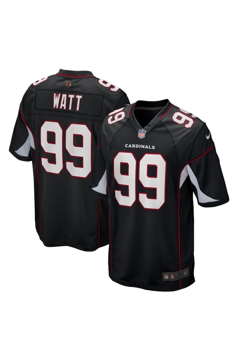 Nike Men's Nike J.J. Watt Black Arizona Cardinals Alternate Game Jersey, Main, color,