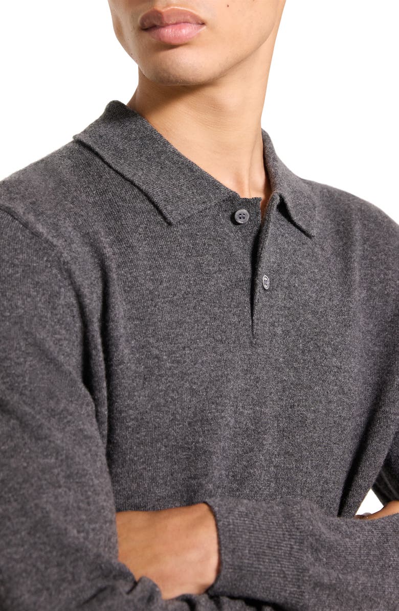 Theory Goris Cashmere Polo Sweater, Alternate, color, 