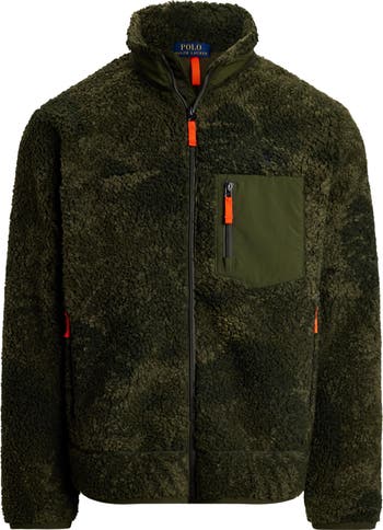 Polo Ralph Lauren High Pile Bonded Fleece Jacket | Nordstrom
