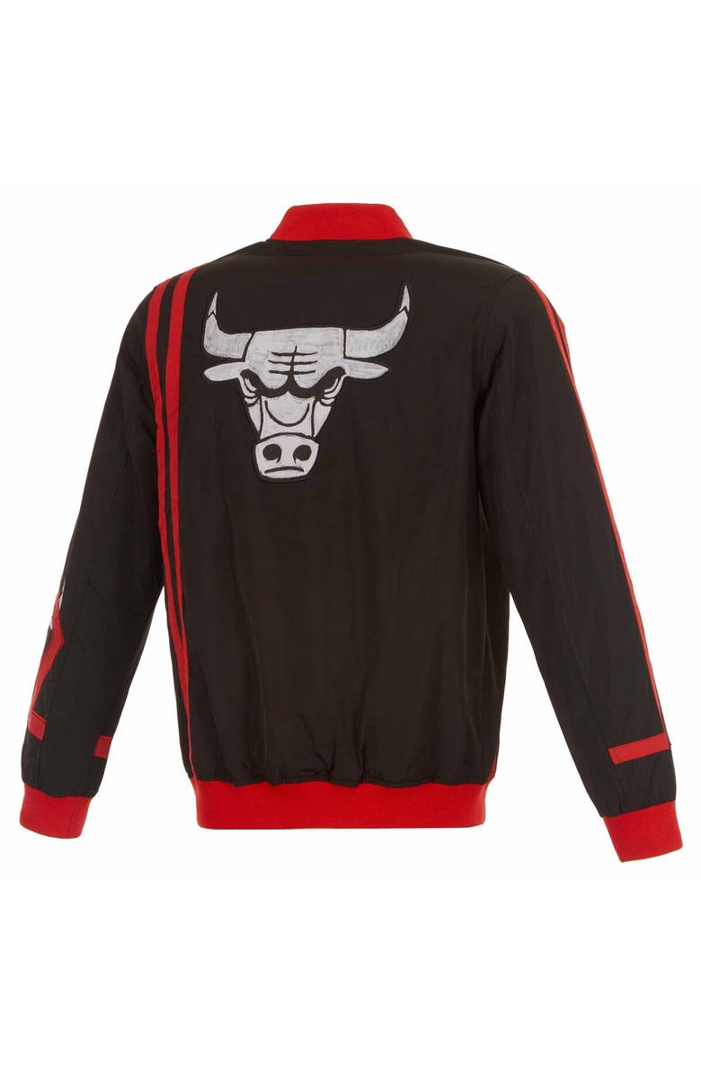JH DESIGN Men's JH Design Black Chicago Bulls 2023/24 City Edition Full-Zip Bomber Jacket, Alternate, color,
