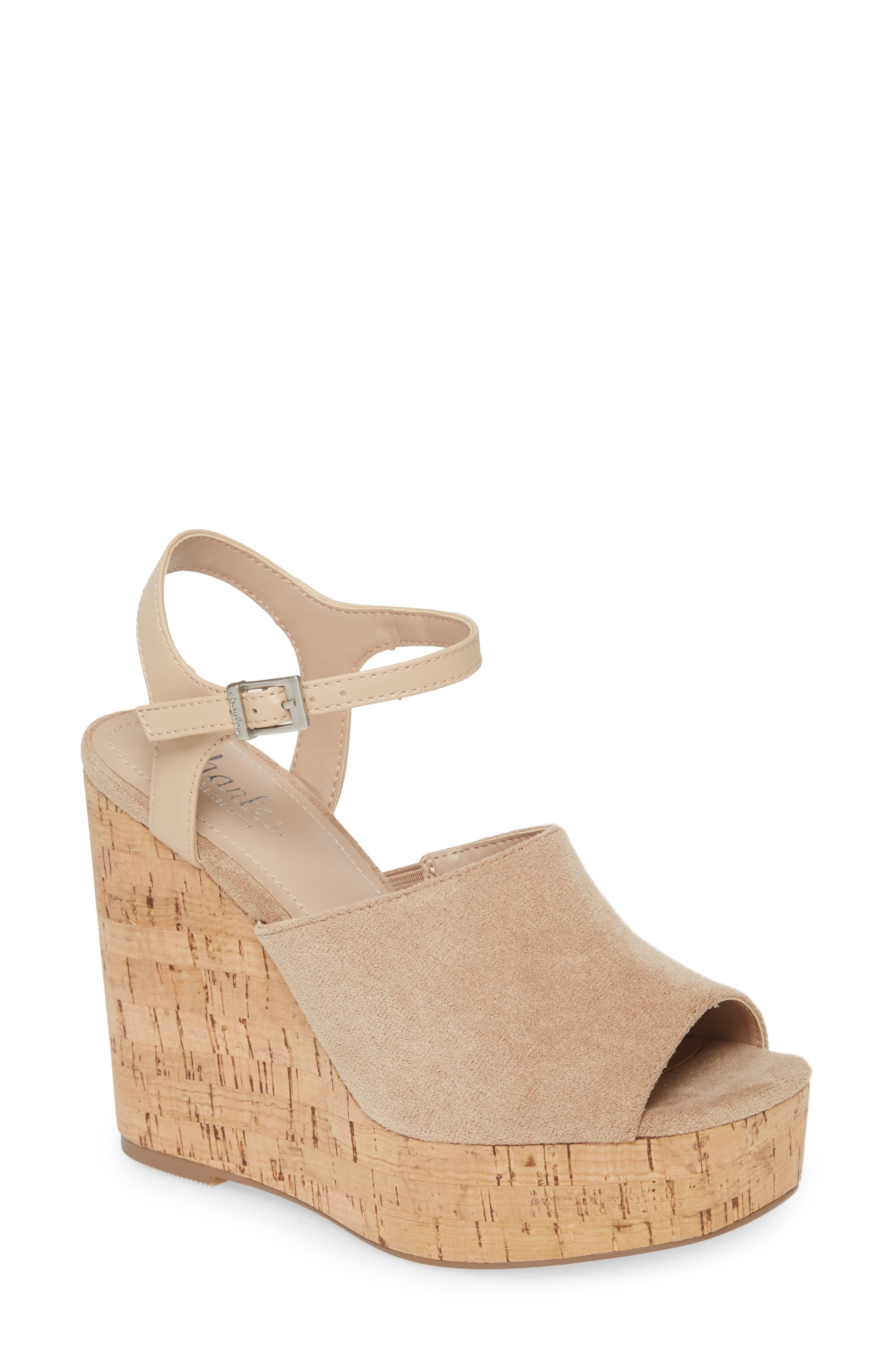 Charles by Charles David Dory Platform Sandal, Main, color, 