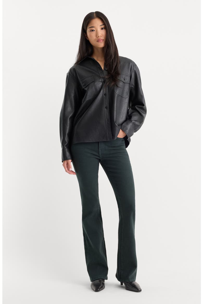 Good Classic High Waist Bootcut Jeans, Alternate, color, FOREST GREEN
