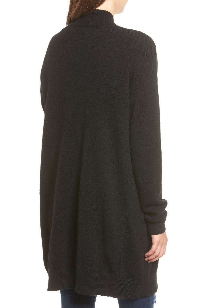 BP. Rib Trim Long Cardigan, Alternate, color,