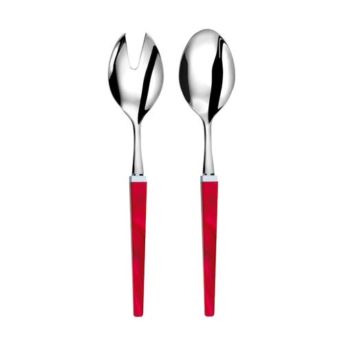 CAPDECO Quio - Salad Servers in Grenadine 