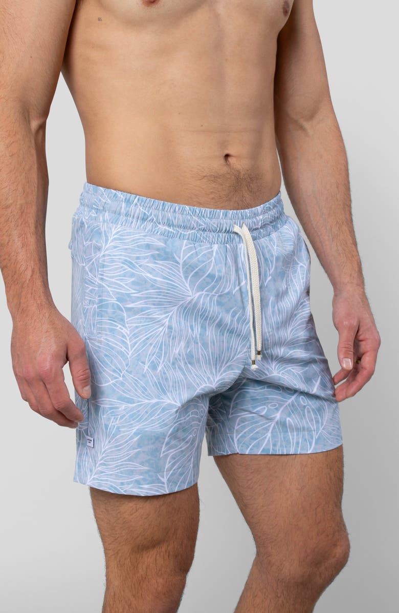 LEISURE LAB Bimini Swim Trunk, Alternate, color, Bimini