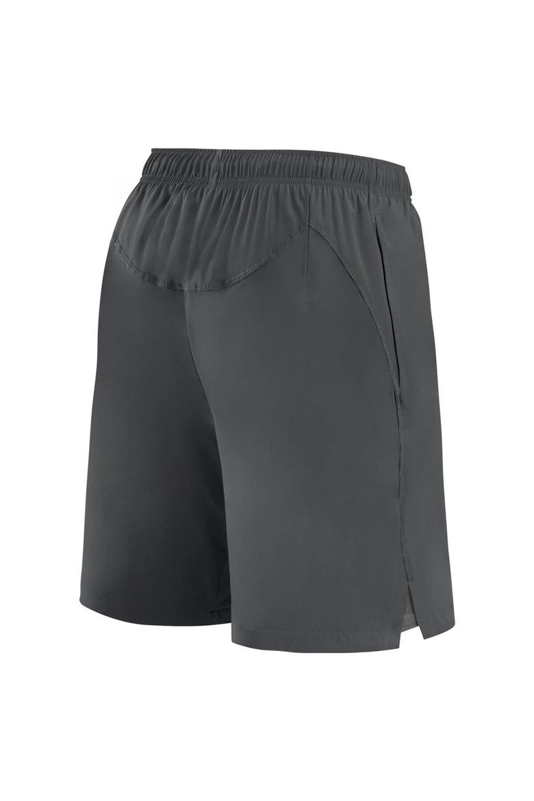 Men's Fanatics Branded  Gray Vegas Golden Knights Authentic Pro Tech Shorts, Alternate, color, Charcoal