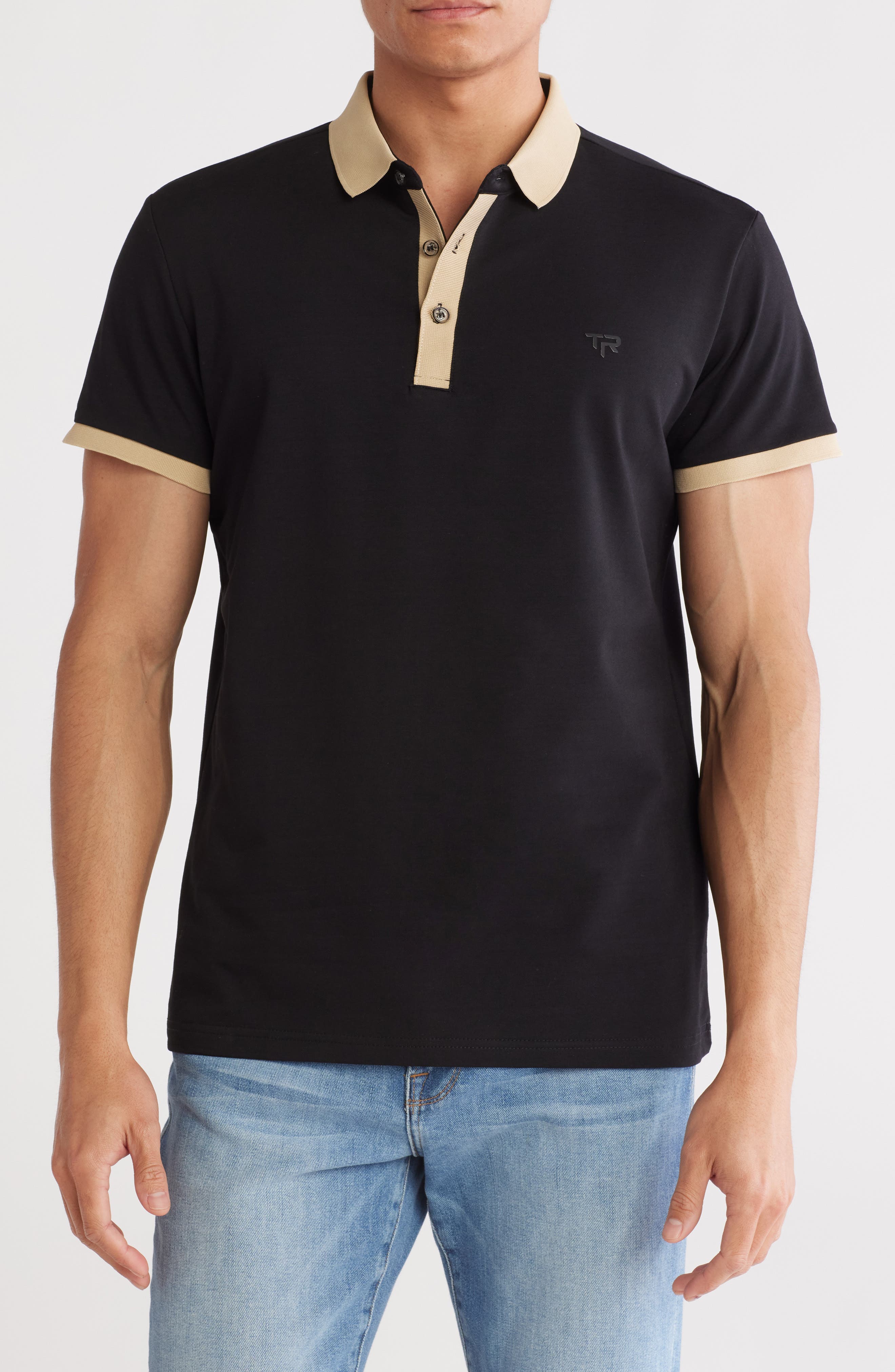 T.R. PREMIUM Slim Fit Stretch Cotton Polo