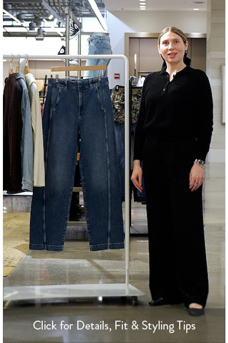 Tapered Seamed Jeans video