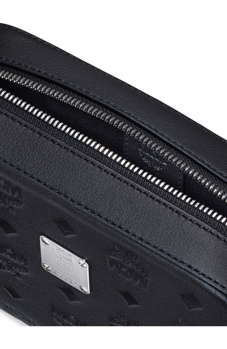 MCM Klara Monogram Embossed Leather Camera Bag, Alternate, color,