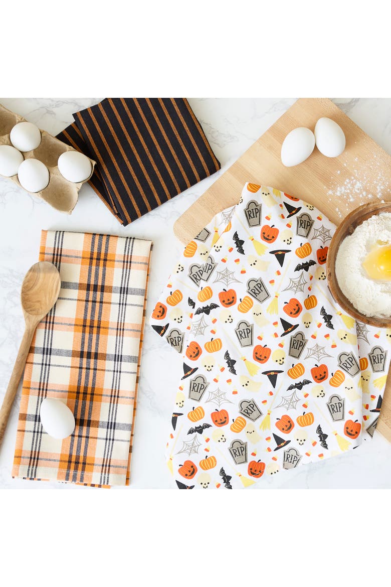 Halloween Fun Dishtowel Set of 3, Alternate, color, Halloween Fun