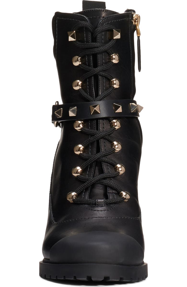 Valentino Garavani Rockstud Lace-Up Boot, Alternate, color,