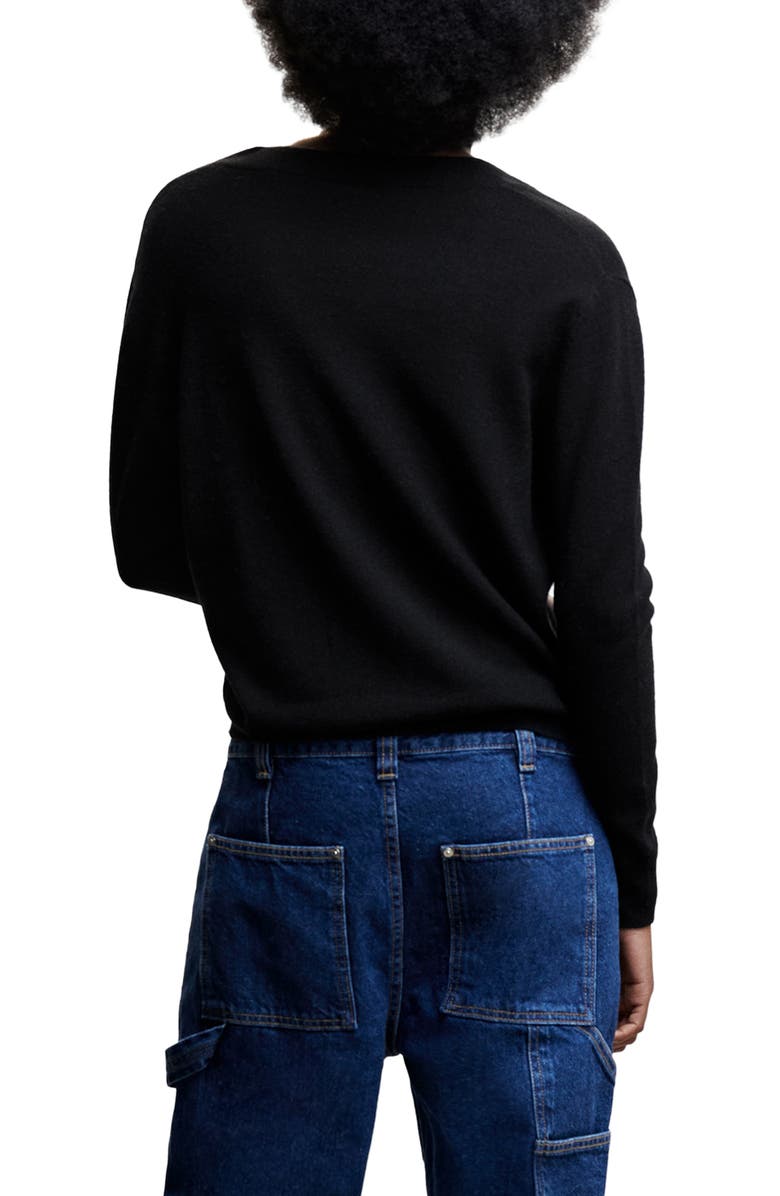 MANGO V-Neck Wool Sweater, Alternate, color,