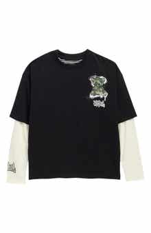 Kids' Teddy Cotton Graphic T-Shirt