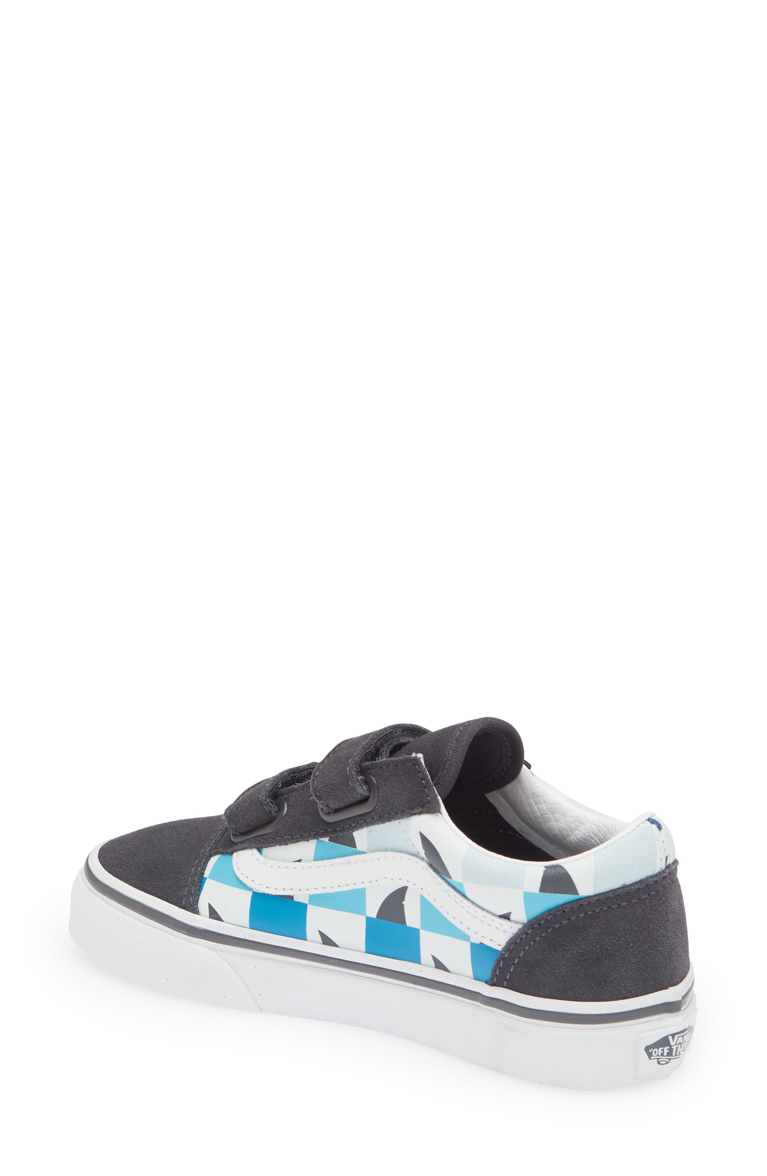 Vans Old Skool Glow in the Dark Shark Sneaker, Alternate, color, 