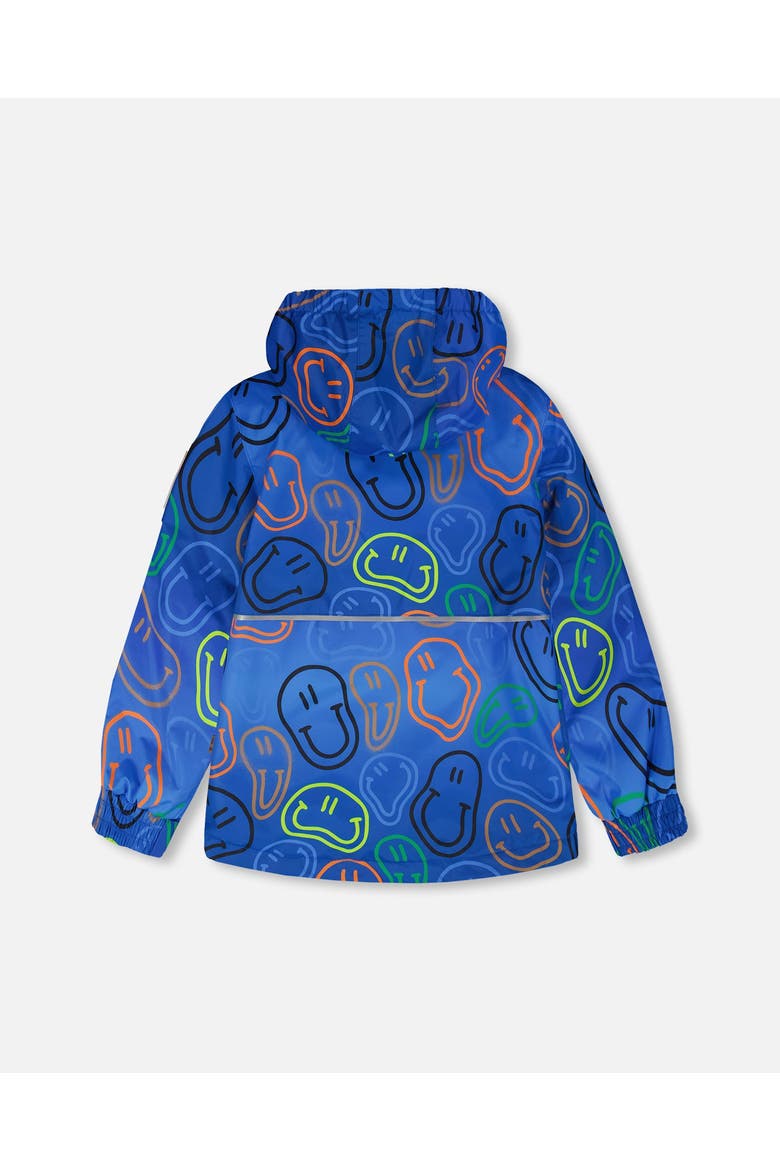 Boy Two-Piece Mid-Season Smileys Outerwear Set, Alternate, color, Blue Printed Smileys