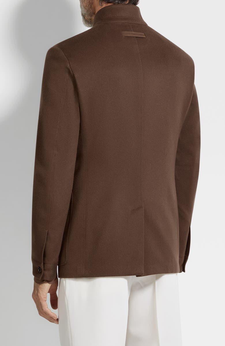 ZEGNA Oasi Cashmere Il Conte Jacket, Alternate, color, Brown