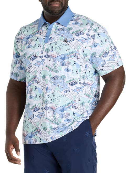 ORIGINAL PENGUIN ORIGINAL PENGUIN BIG & TALL PALM SPRINGS PERFORMANCE POLO SHIRT