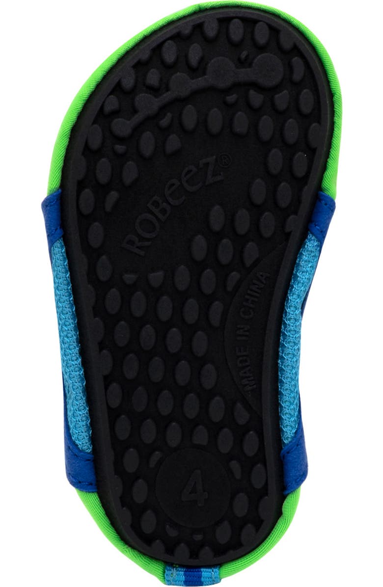 Robeez<sup>®</sup> Kids' Scuba Knit Aqua Shoe, Alternate, color,