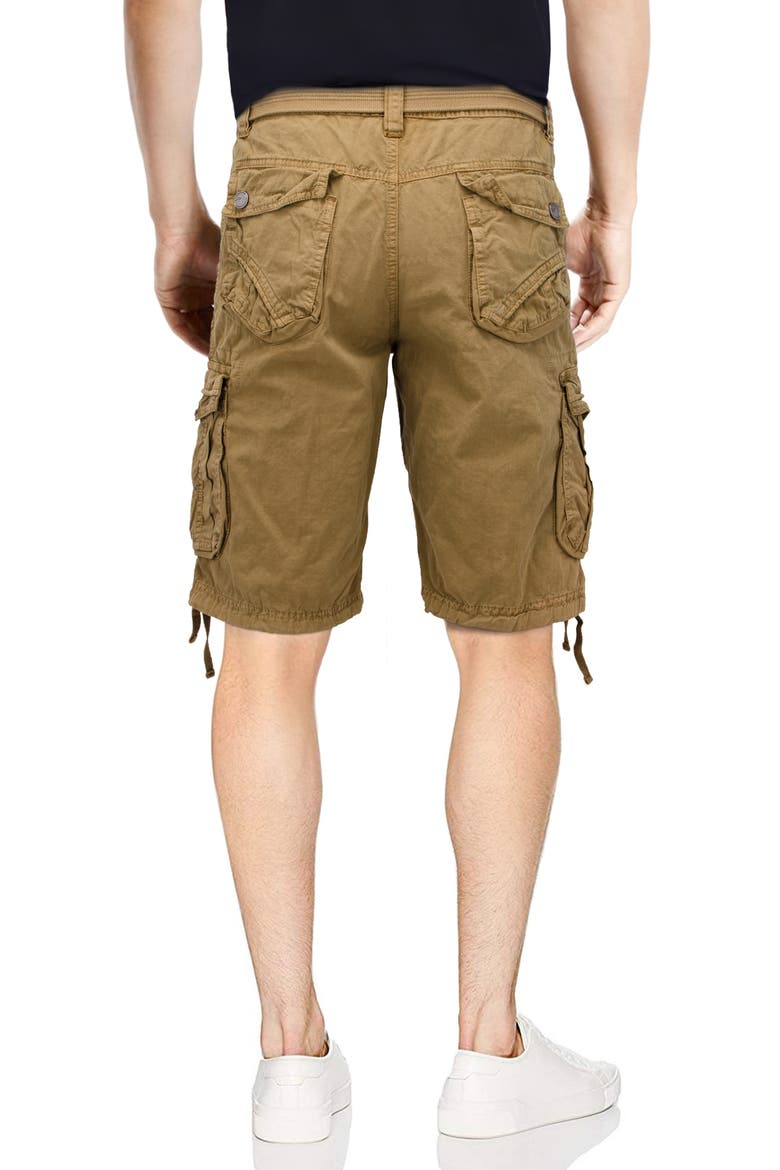 Belted Cargo Shorts, Alternate, color, NEW KHAKI