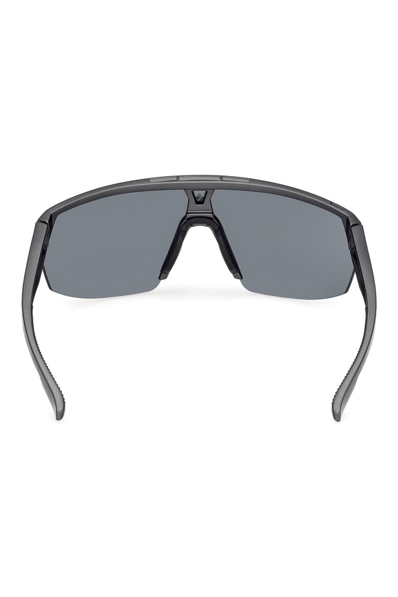 00mm Shield Sunglasses, Alternate, color, MATTE BLACK / SMOKE