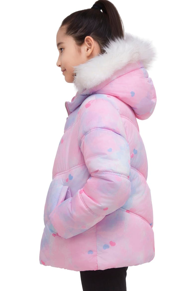 Kids' Heavyweight Puffer Jacket, Alternate, color, Pink