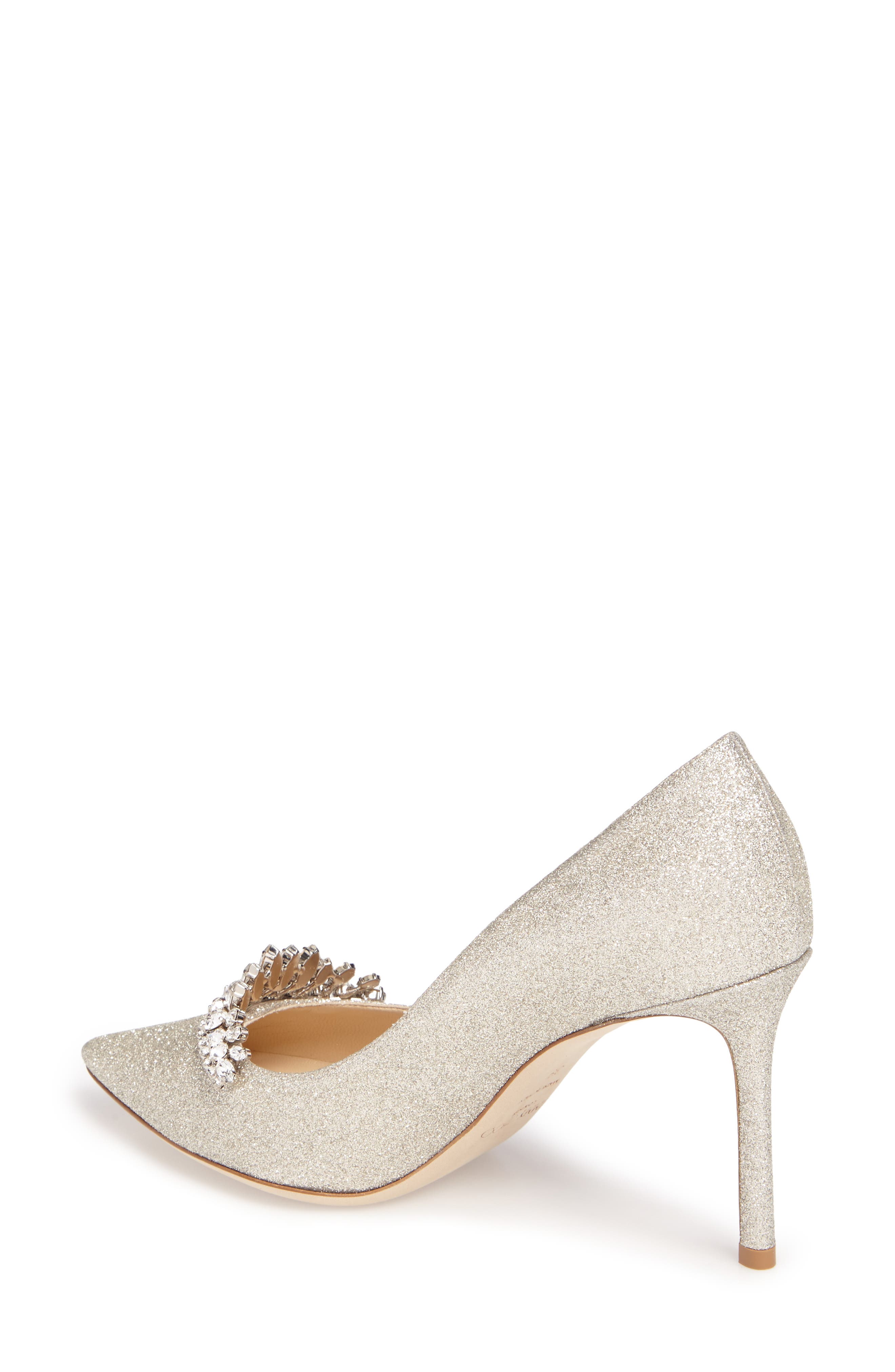 Jimmy Choo Romy Crystal Tiara Glitter Pump, Alternate, color, 