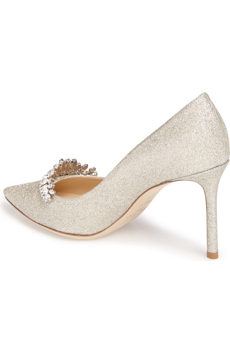 Jimmy Choo Romy Crystal Tiara Glitter Pump, Alternate, color,