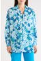 selected Multi Blue White Floral