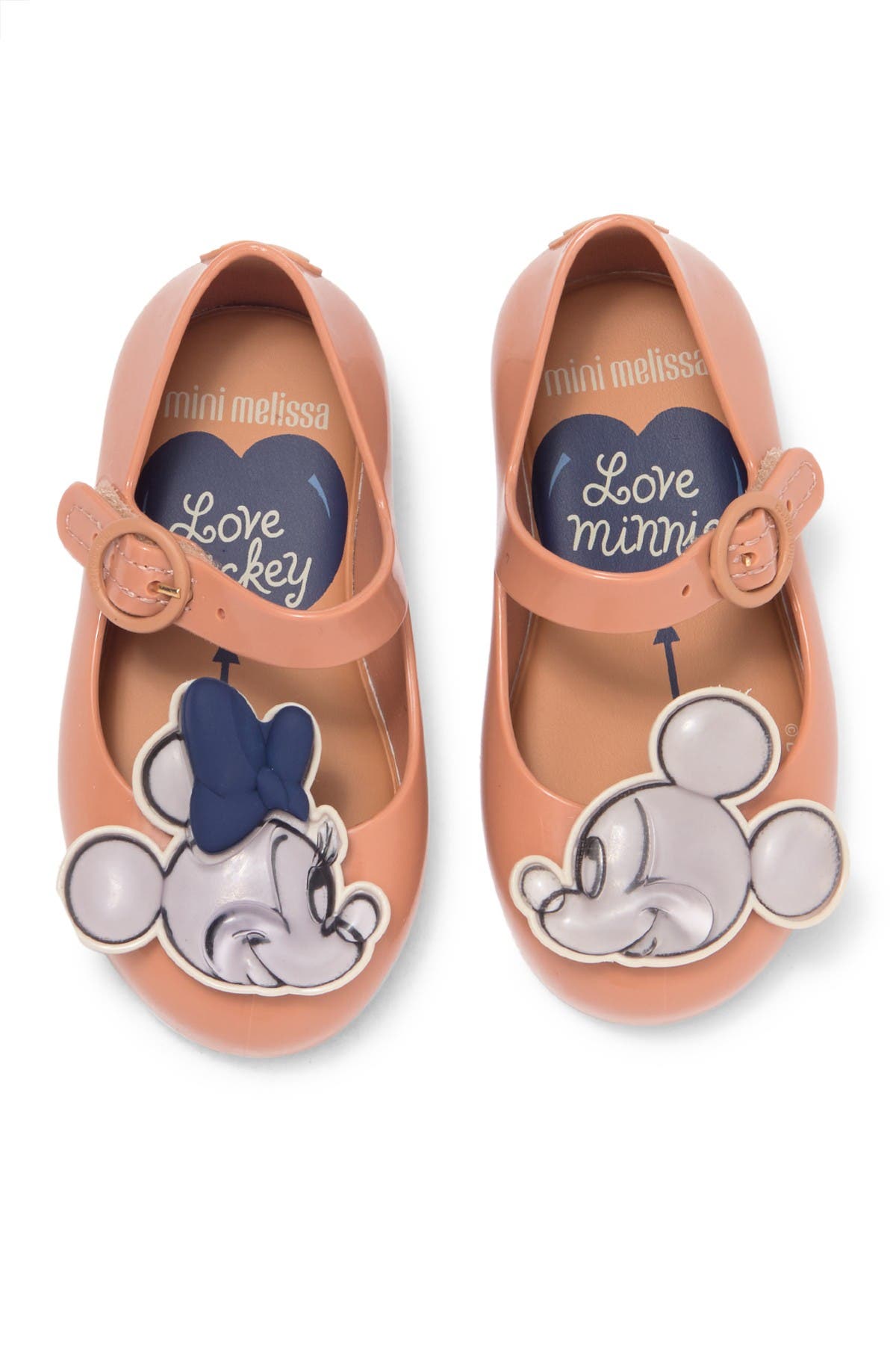 Mini Melissa Sweet Love + Mickey & Friends Mary Jane Flat, Alternate, color, 