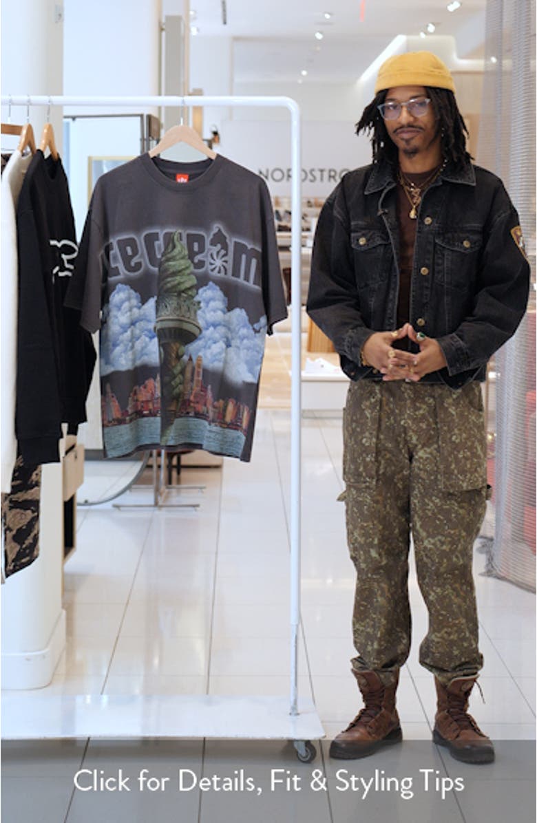 Custard Print Cotton T-Shirt, sales video thumbnail