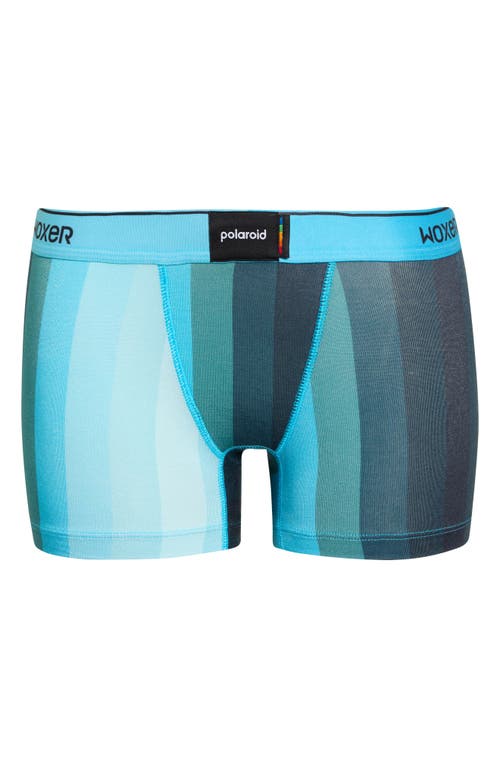Woxer Star Ultra-soft 3-inch Boxer Briefs In Blue