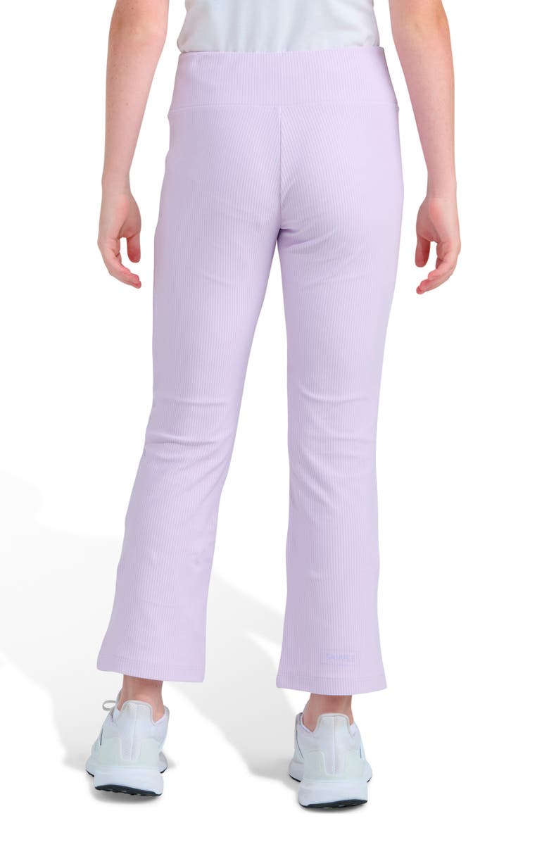 adidas Kids' Rib Kick Flare Pants, Alternate, color, Light Purple