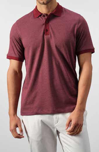 STUDIO GARNET LOS ANGELES Cotton Jacquard Knit Polo