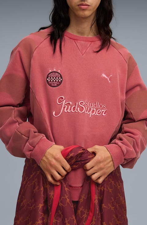 x KidSuper MCFC Embroidered Cotton Graphic Sweatshirt