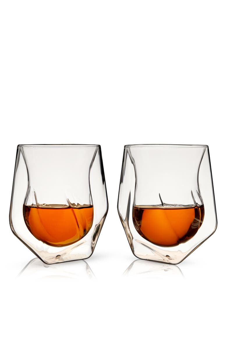 Viski Alchemi Double-Walled Aerating Tumbler, Alternate, color, Clear