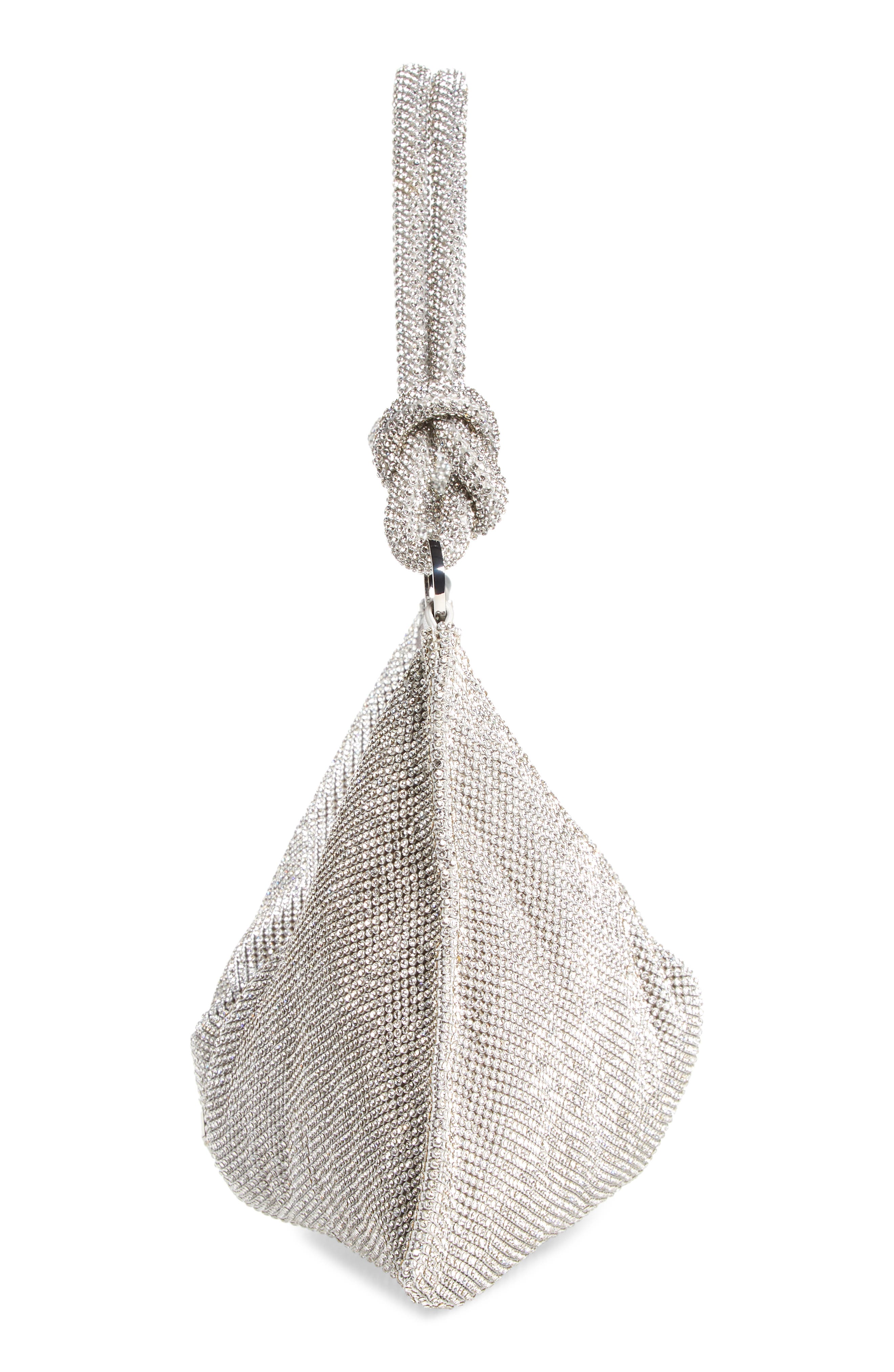 Mini Hera Rhinestone Shoulder Bag, Alternate, color, CLEAR