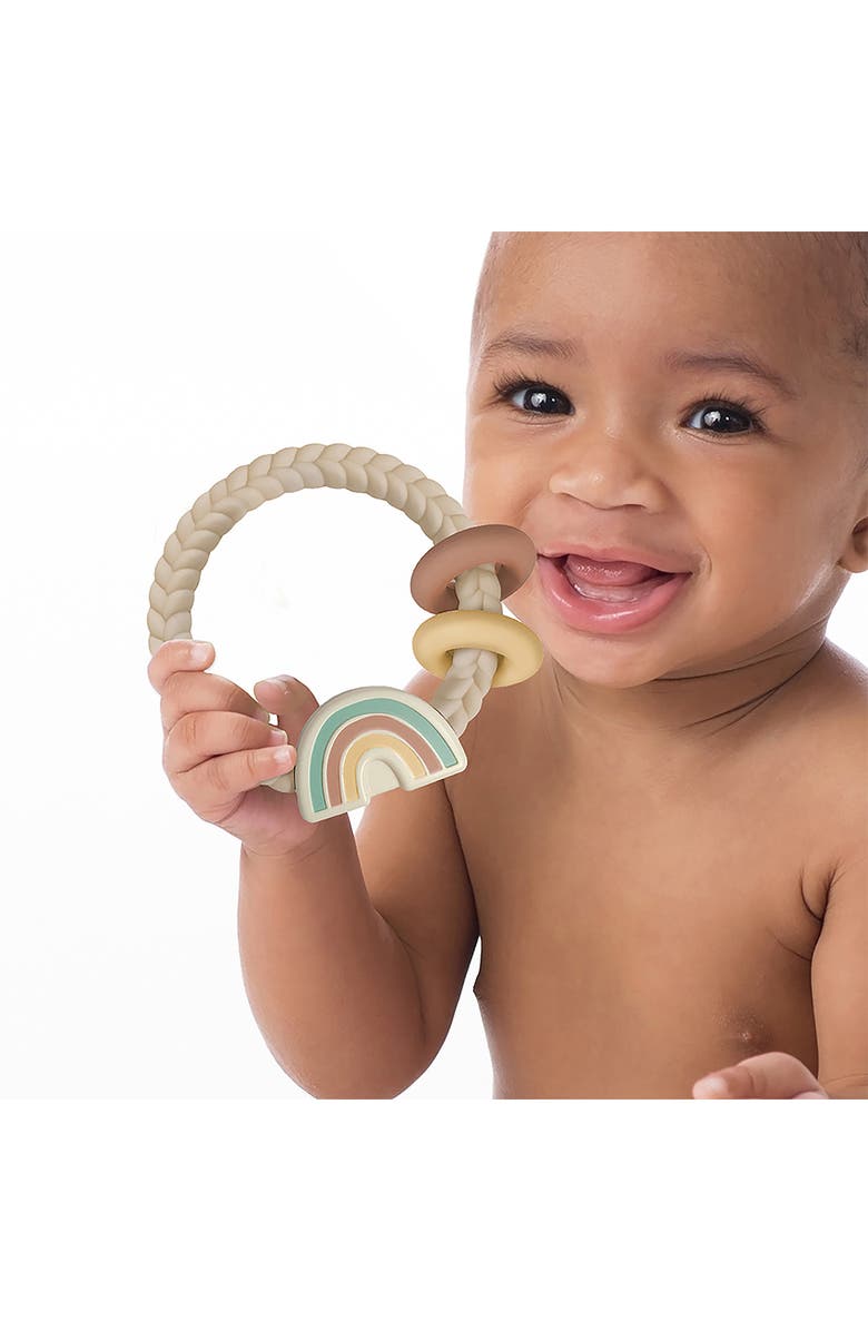 Itzy Ritzy Ritzy Rattle with Teething Rings, Alternate, color, 