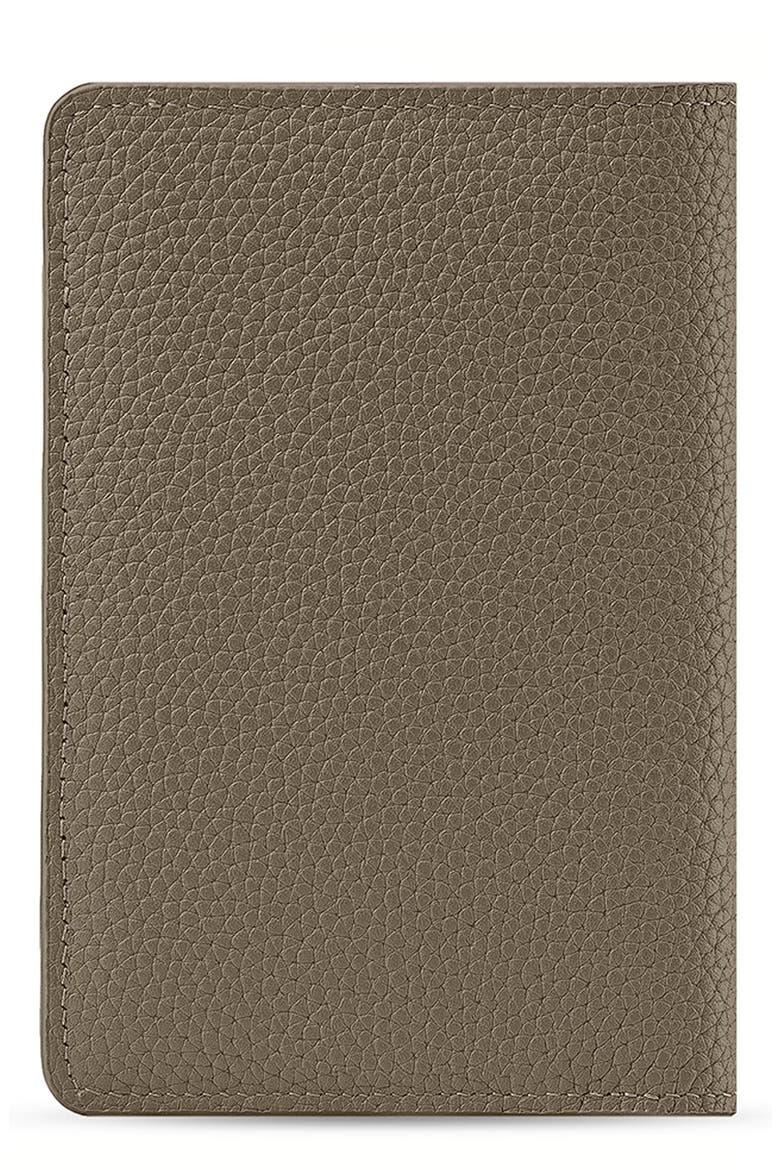 Leather Passport Holder, Alternate, color, Cashmere Matcha