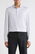 Greg Norman Long Sleeve Knit Golf Polo