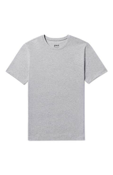 Luxe Essential Slim Fit Crewneck Tee Made With Organic Cotton